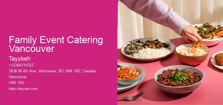 Affordable Gourmet Food Packages Family Event Catering Vancouver