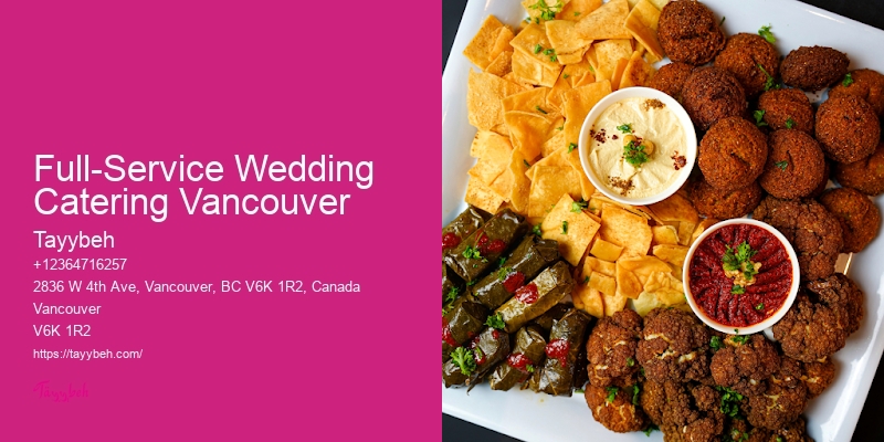 Affordable Catering Packages For Events Full-Service Wedding Catering Vancouver