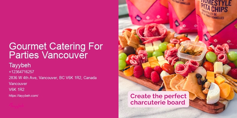 Gourmet Catering For Parties Vancouver Elegant Wedding Catering