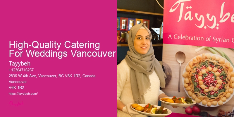 Top-Rated Corporate Caterers High-Quality Catering For Weddings Vancouver