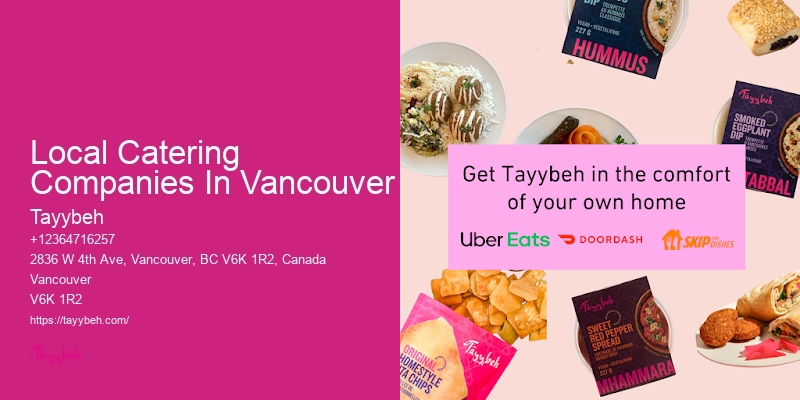 Custom Menu Catering Local Catering Companies In Vancouver
