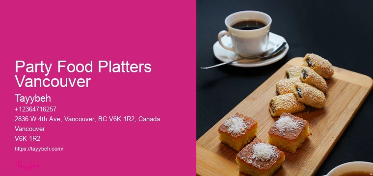Affordable Luxury Catering Party Food Platters Vancouver