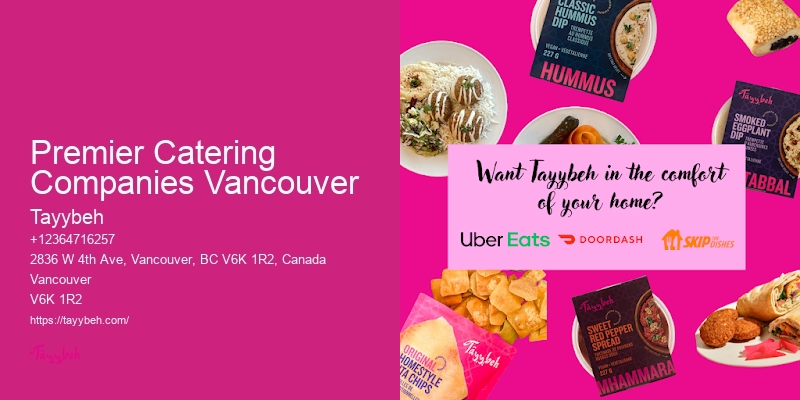 Event Planners Catering Premier Catering Companies Vancouver