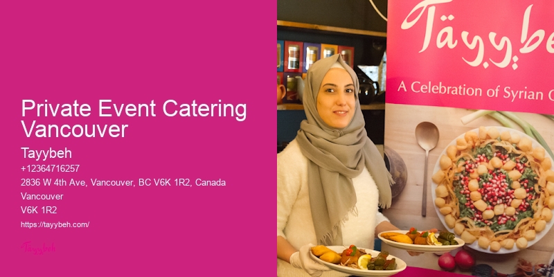 Private Event Catering Vancouver High-End Banquet Caterers