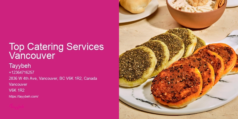 Top Catering Services Vancouver’S Best Corporate Catering Deals