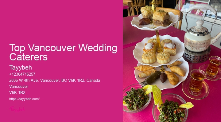 Affordable Gourmet Food Caterers Top Vancouver Wedding Caterers