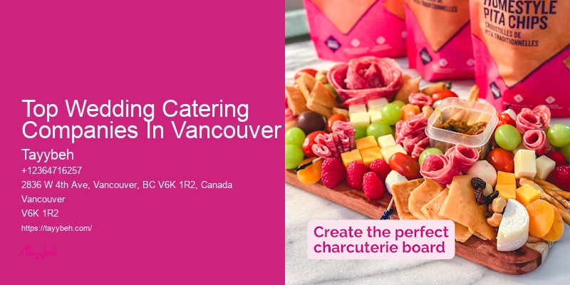 Top Wedding Catering Companies In Vancouver Custom Catering Companies