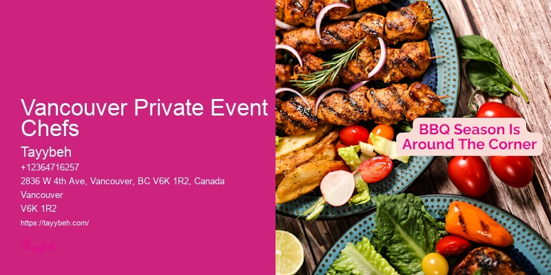 Affordable Party Catering Vancouver Private Event Chefs