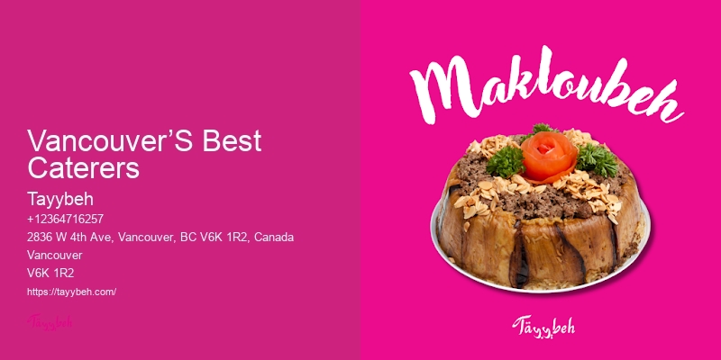 Catering For Business Events Vancouver’S Best Caterers