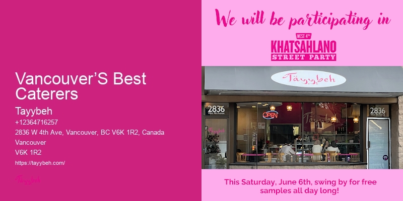 High-Quality Catering Packages Vancouver’S Best Caterers