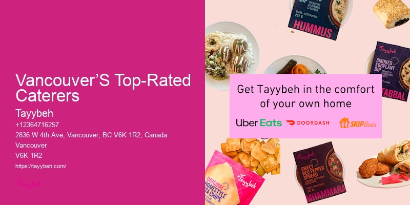Vancouver’S Top-Rated Caterers