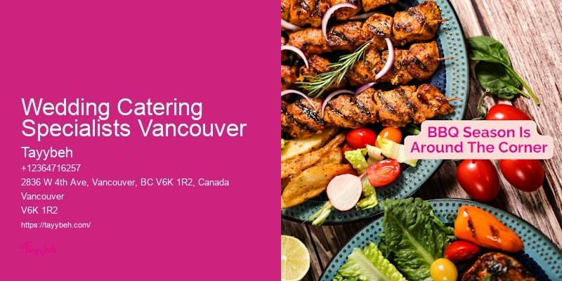 Customized Wedding Catering Wedding Catering Specialists Vancouver