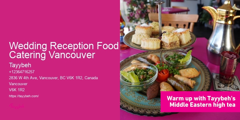 Wedding Reception Food Catering Vancouver