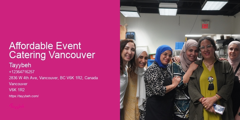 Affordable Event Catering Vancouver
