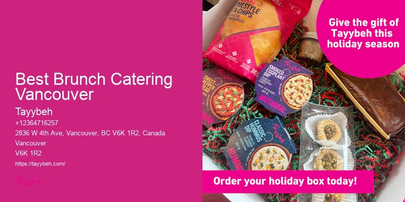 Breakfast Buffet Catering Best Brunch Catering Vancouver
