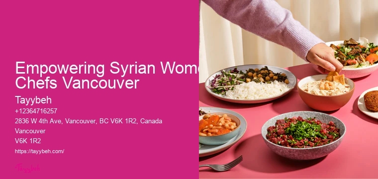 Catering For Team Lunches Empowering Syrian Women Chefs Vancouver