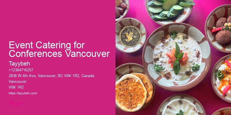 Outdoor Event Catering Event Catering for Conferences Vancouver