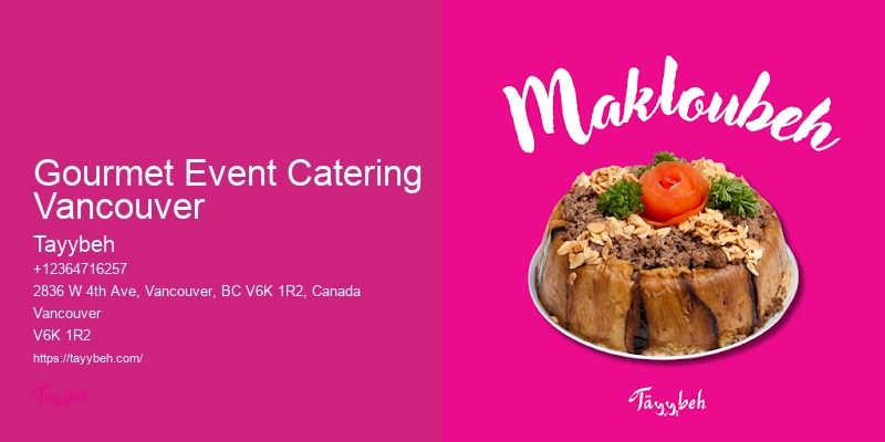 Best Halal Caterers for Events Gourmet Event Catering Vancouver