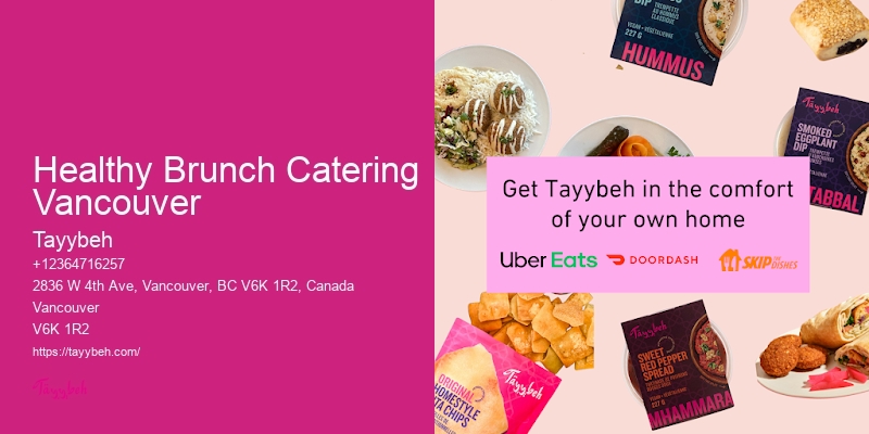 Top-Rated Lunch Catering Healthy Brunch Catering Vancouver