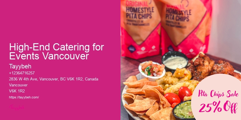 High-End Catering for Events Vancouver BBQ Catering Services