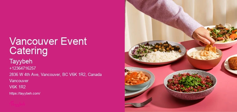 Events Catering Vancouver Event Catering