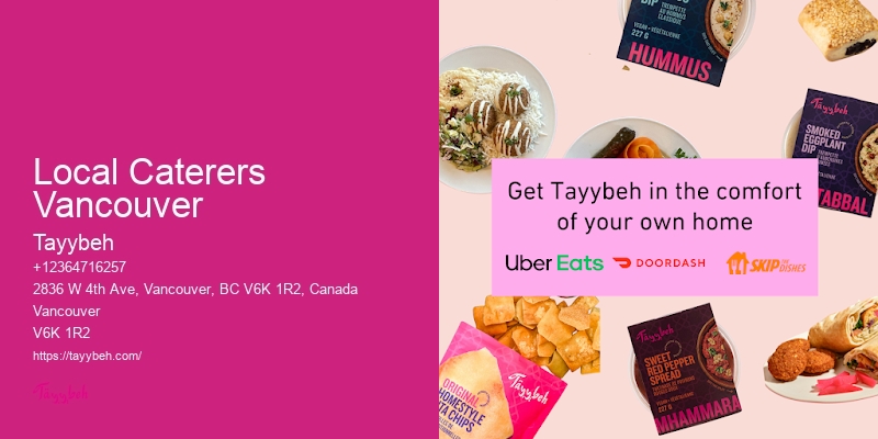 Local Caterers Vancouver