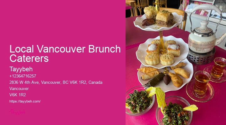 Affordable Catering Local Vancouver Brunch Caterers