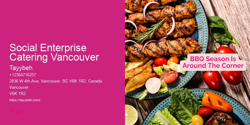 Holiday Buffet Catering Social Enterprise Catering Vancouver