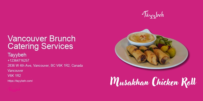 Breakfast Catering Packages Vancouver Brunch Catering Services
