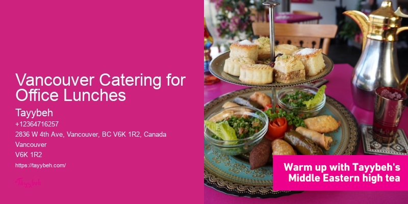 Vancouver Catering for Office Lunches