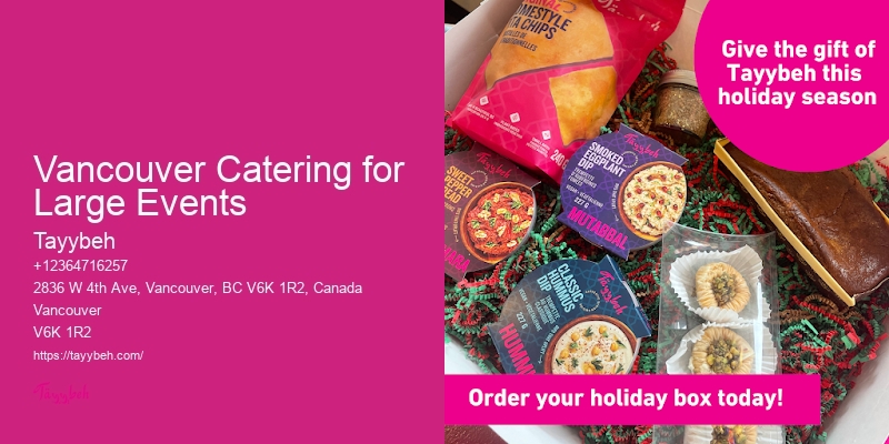 Vancouver Catering for Large Events