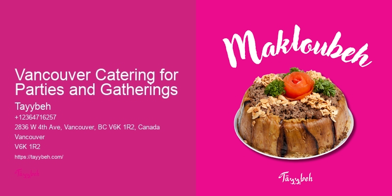 Office Catering Packages Vancouver Catering for Parties and Gatherings