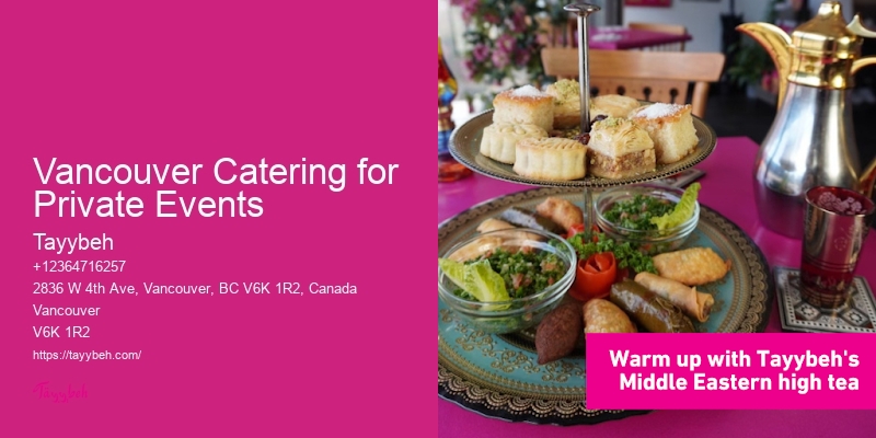 Finger Food Catering Vancouver Catering for Private Events