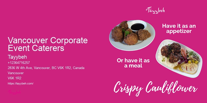 Vancouver Corporate Event Caterers Upscale Event Catering