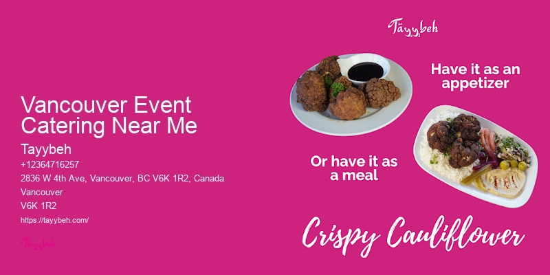Custom Brunch Menus Vancouver Event Catering Near Me