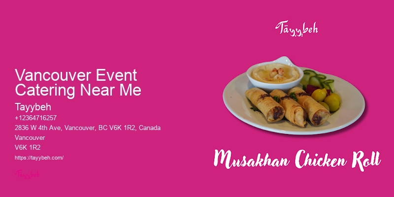 Wedding Buffet Catering Vancouver Event Catering Near Me