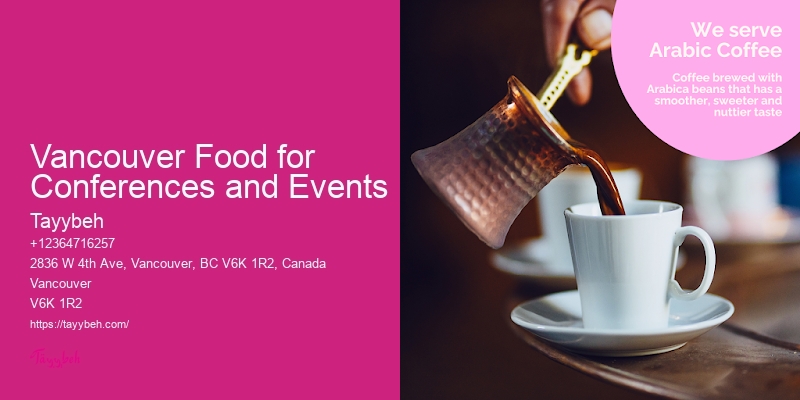 Vancouver Food for Conferences and Events Catering for Cultural Events