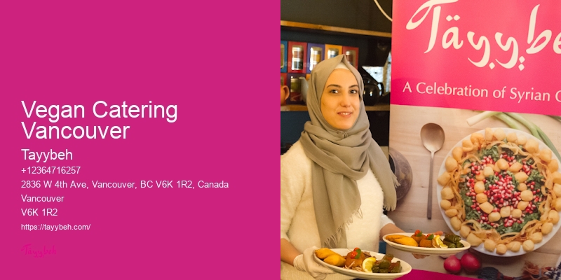 Vegan Catering Vancouver Luxury Catering