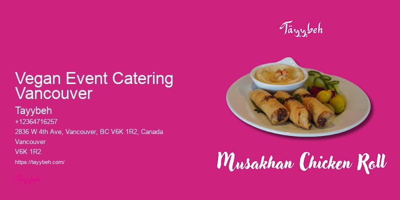 Healthy Lunch Catering Vegan Event Catering Vancouver