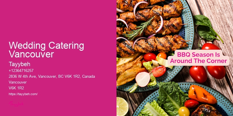 Best Lunch Catering Wedding Catering Vancouver