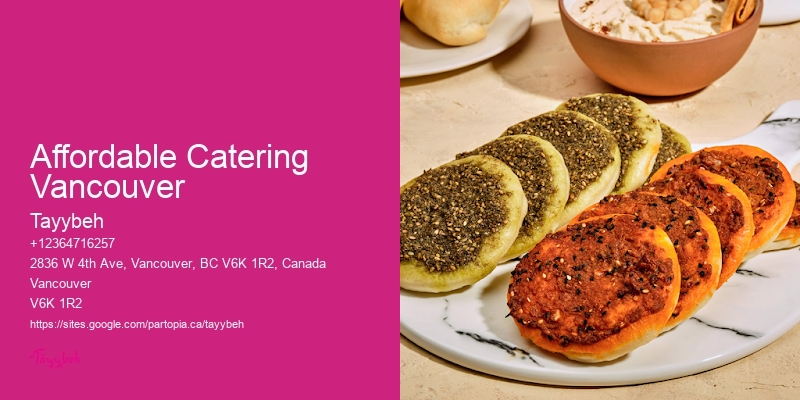 Wedding Catering Companies Affordable Catering Vancouver