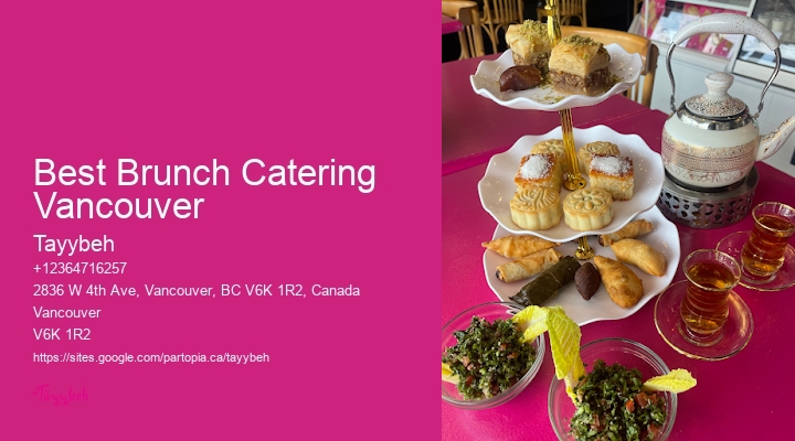 Best Brunch Catering Vancouver Catering for Parties