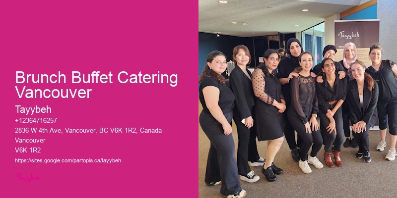 Brunch Buffet Catering Vancouver
