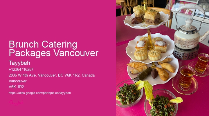 Organic Wedding Catering Brunch Catering Packages Vancouver