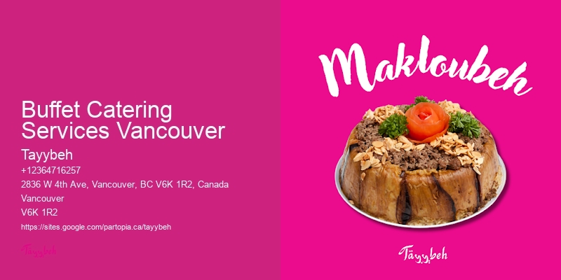 Christmas Event Catering Buffet Catering Services Vancouver
