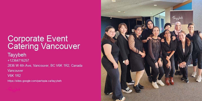 Corporate Event Catering Vancouver