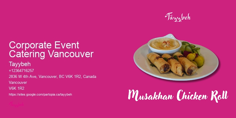 Catering Services Near Me Corporate Event Catering Vancouver