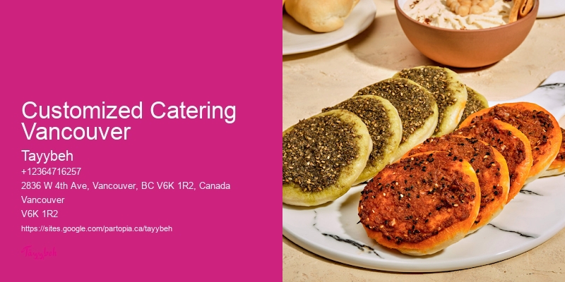 Halal Catering Customized Catering Vancouver