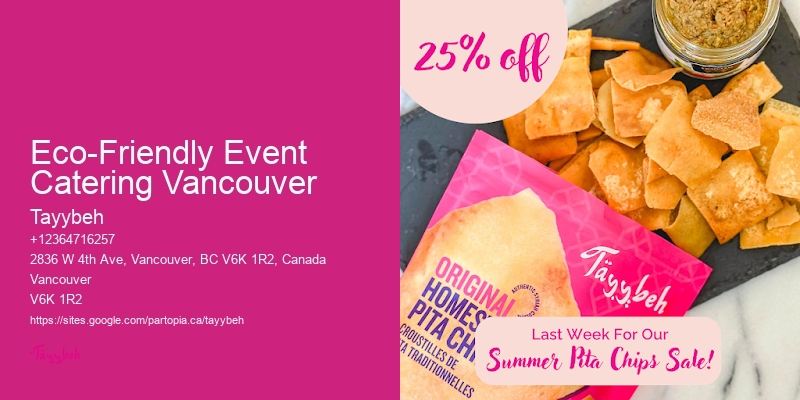 Catering Services for Small Events Eco-Friendly Event Catering Vancouver
