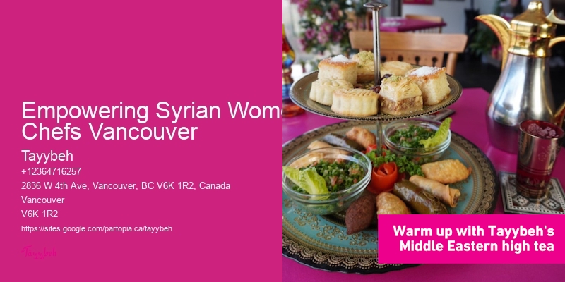 Empowering Syrian Women Chefs Vancouver